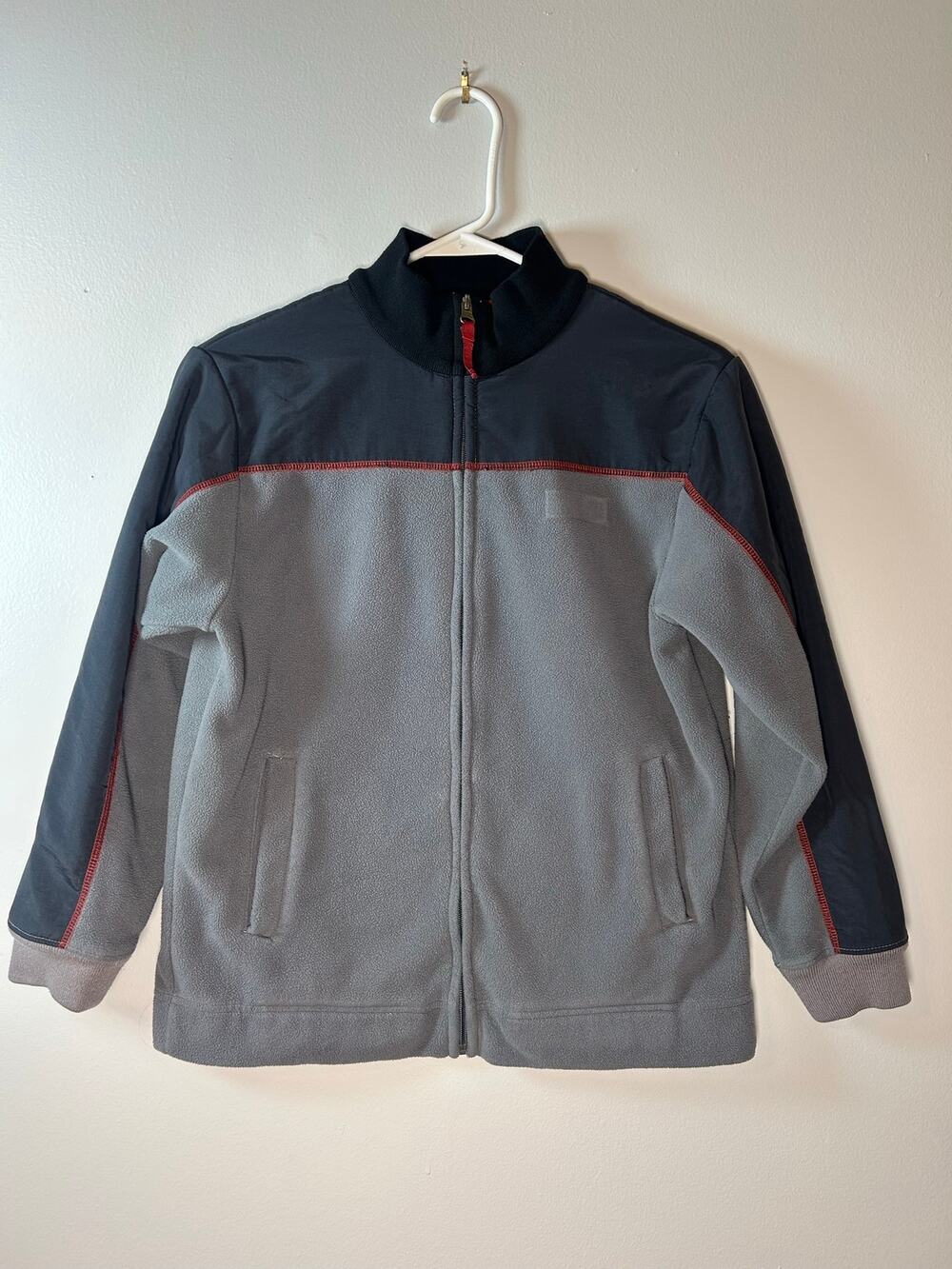 Eddie Bauer Sweatshirt Teen Youth 10-12 Full Zip Pullover Fleece Zip Up Pockets